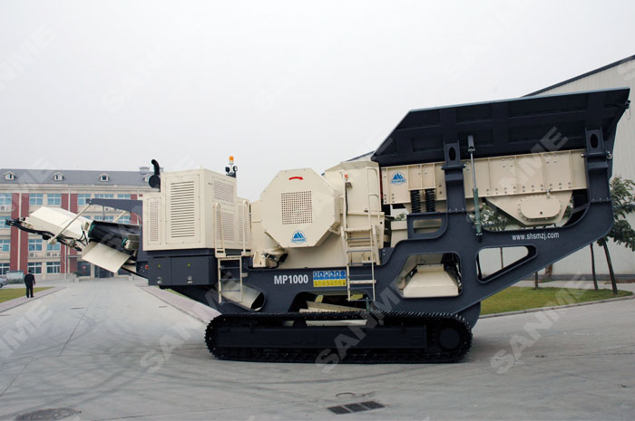履带移动颚式破碎站 履带移动颚式破碎站