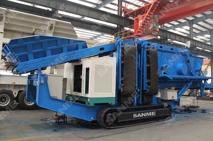 履带式移动筛分站 履带式移动筛分站