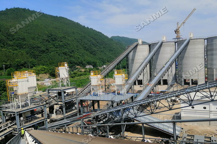 华新水泥(长阳)时产2000吨骨料生产线EPCO项目