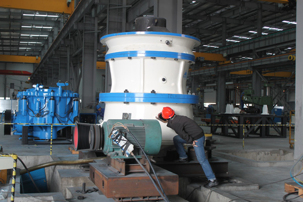 上海德赢VWINSMG300细碎液压圆锥破碎机试机成功