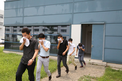 德赢VWIN举办2015年度消防演习