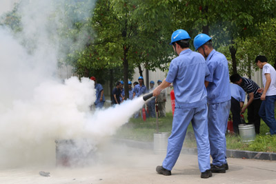 德赢VWIN举办2015年度消防演习