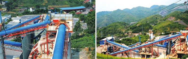 德赢VWIN客户建渝黔地区代表性环保砂石骨料生产基地