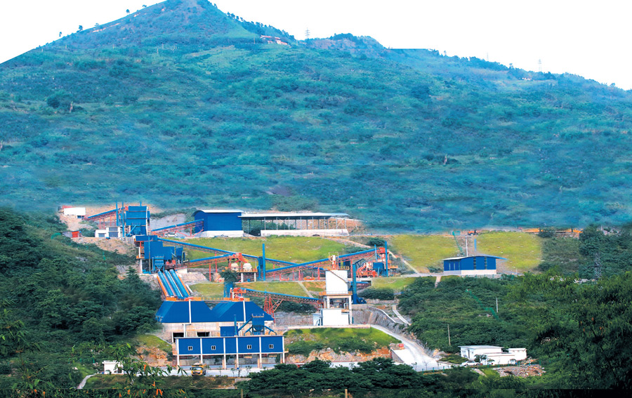 德赢VWIN承建 南桐水泥120万吨砂石骨料项目