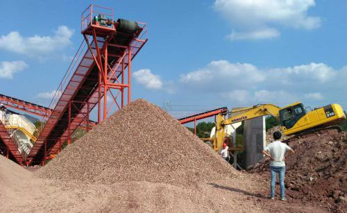 德赢VWIN股份建筑垃圾处理设备为中天集团在浙江金华将建筑垃圾“变废为宝”做贡献