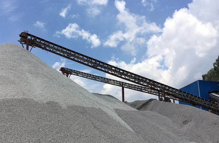 德赢VWIN股份高性能破碎设备助力广东时产1700吨花岗岩骨料项目