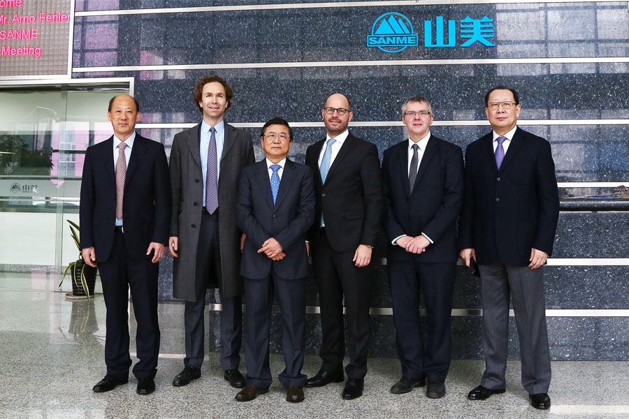 信心满满|德国SK集团新任董事长莅临德赢VWIN股份参加合资公司年度董事会