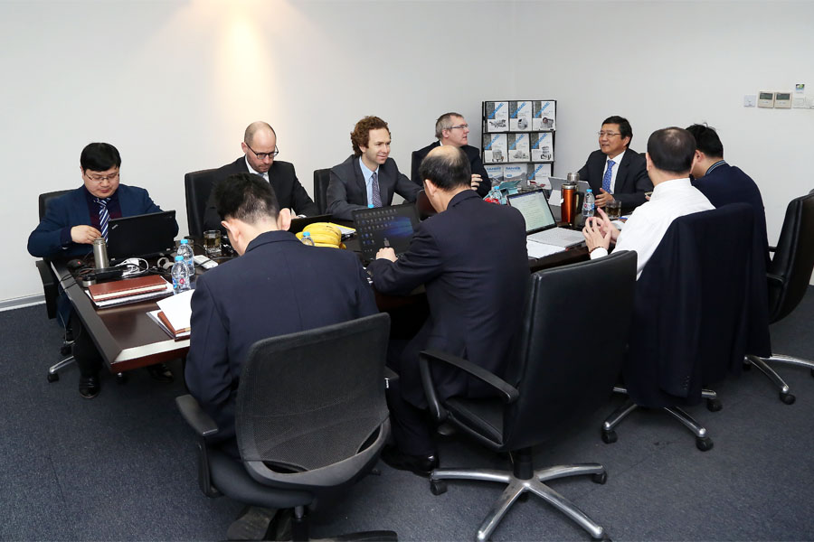 信心满满|德国SK集团新任董事长莅临德赢VWIN股份参加合资公司年度董事会