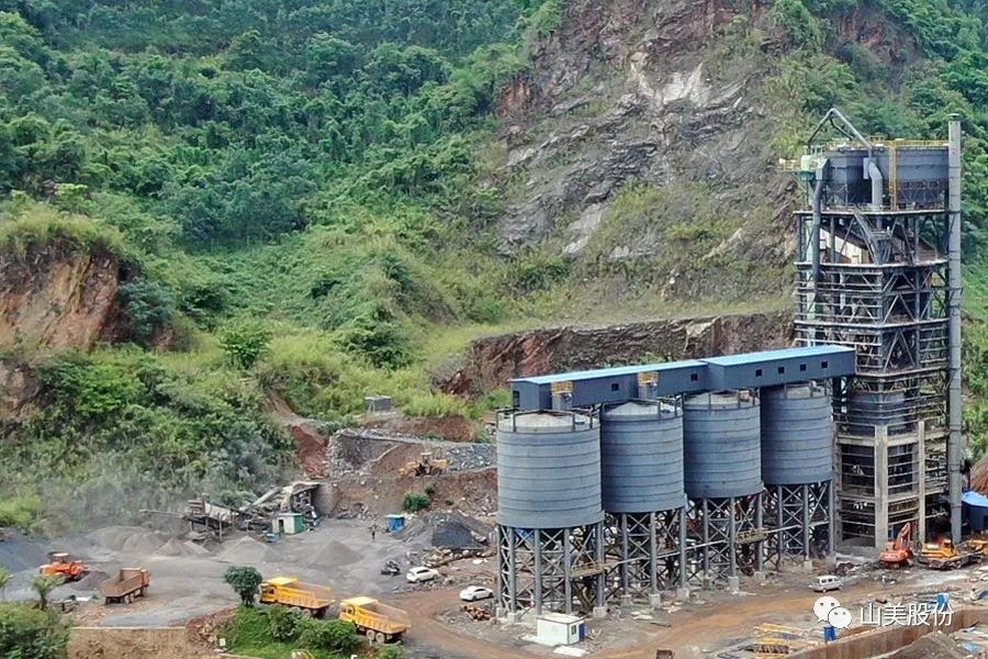 德赢VWIN股份华新水泥(景洪)石灰石骨料生产线及精品制砂楼EPC项目调试成功