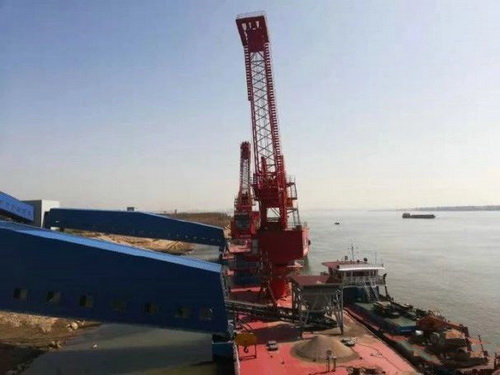 湖北一永久性砂石集并中心建成,总投资约2.5亿元,年设计吞吐量360万吨