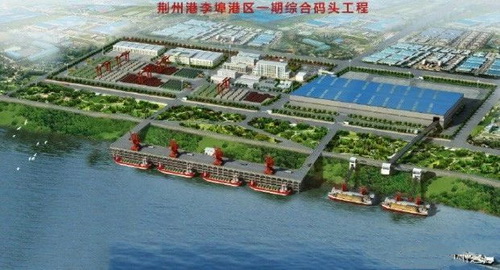 湖北一永久性砂石集并中心建成,总投资约2.5亿元,年设计吞吐量360万吨