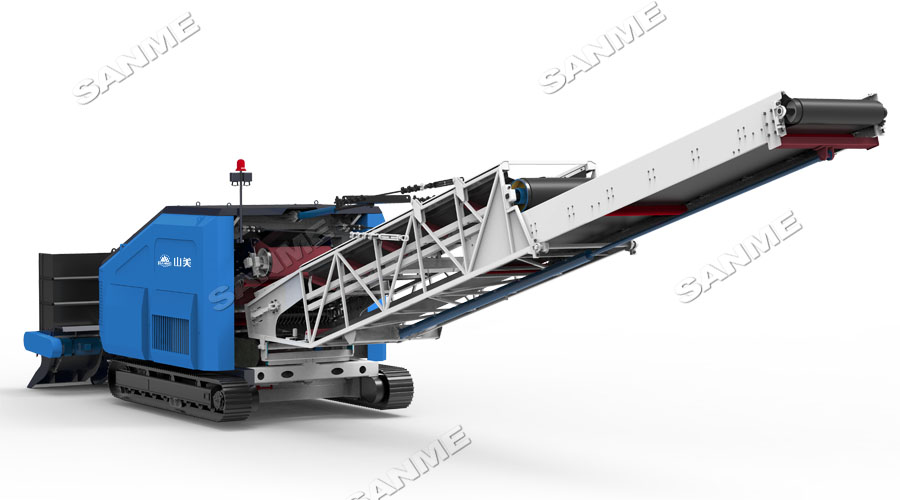 看德赢VWIN股份履带式取料机如何为砂石矿山年“赚”900万元