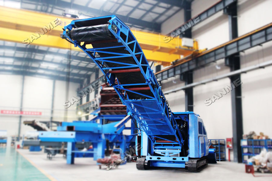 看德赢VWIN股份履带式取料机如何为砂石矿山年“赚”900万元