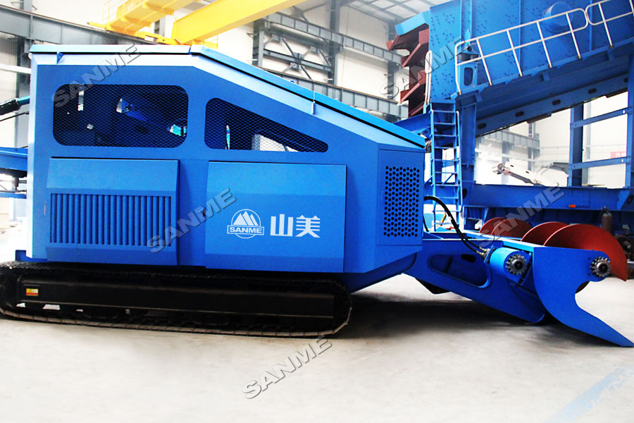 看德赢VWIN股份履带式取料机如何为砂石矿山年“赚”900万元