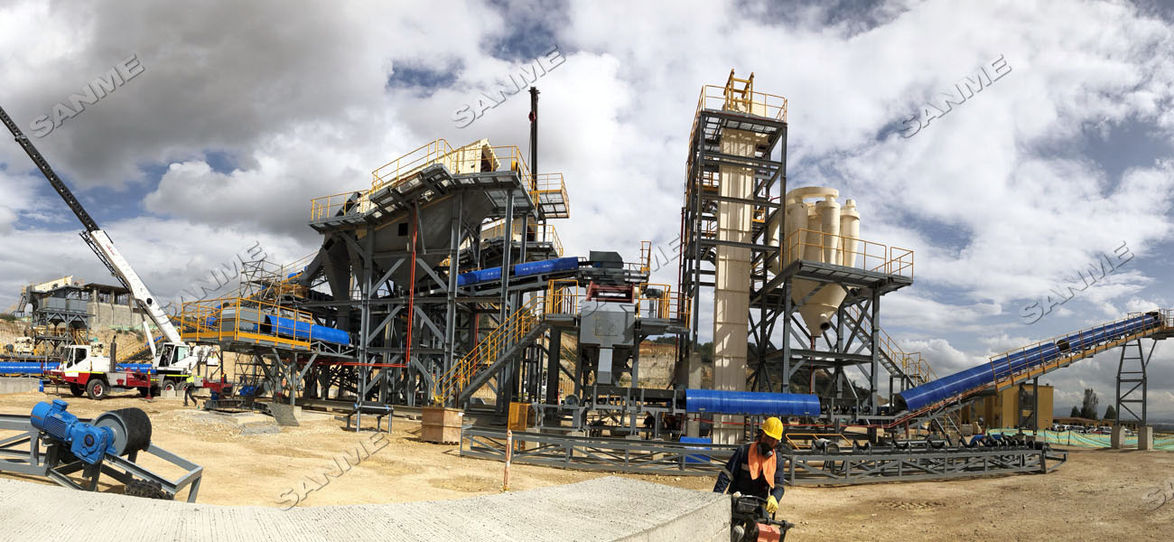 拉豪集团骨料项目|由上海德赢VWIN股份承建的拉豪集团哥伦比亚骨料项目即将完成设备安装