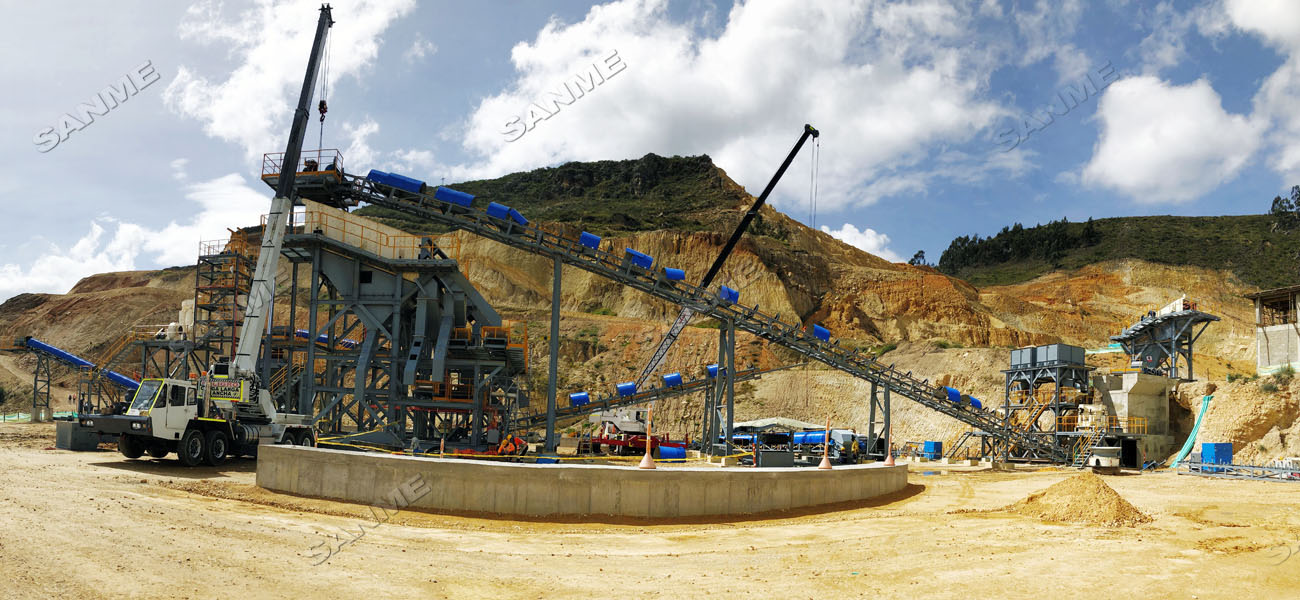 拉豪集团骨料项目|由上海德赢VWIN股份承建的拉豪集团哥伦比亚骨料项目即将完成设备安装