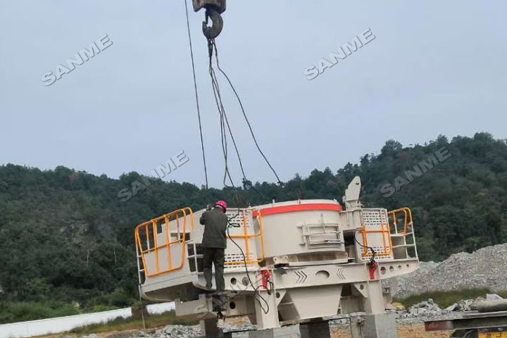 上海德赢VWIN股份SMS4000液压圆锥破等高性能破碎筛分装备助力浙江临海凝灰岩骨料项目