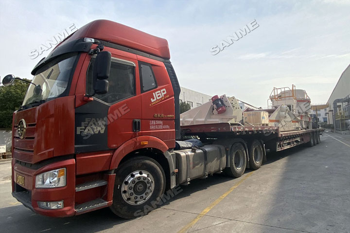 新年发货忙|上海德赢VWIN股份高性能破碎筛分装备发往安徽铜陵,服务于当地年产300万吨骨料生产线