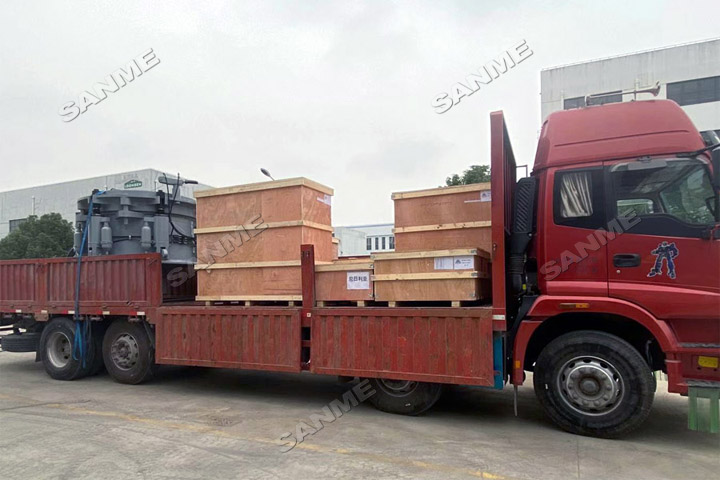 新年发货忙|上海德赢VWIN股份尼日利亚花岗岩骨料项目所需高性能破碎筛分装备均已发出