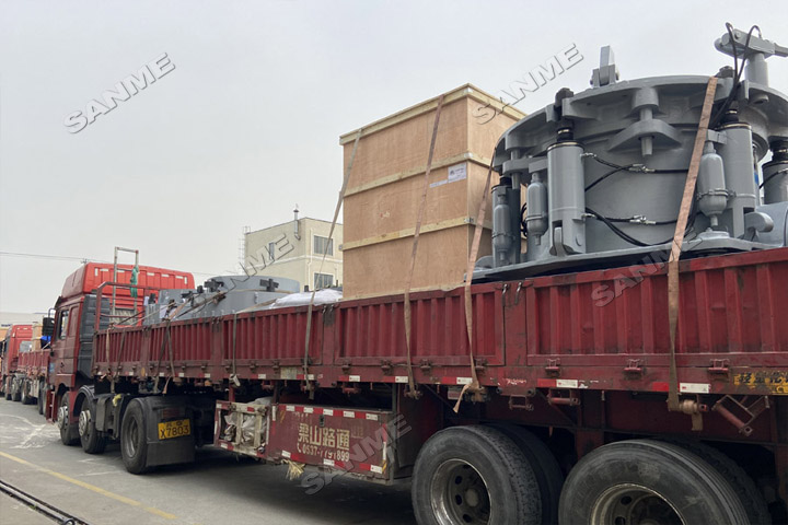 新年发货忙|上海德赢VWIN股份尼日利亚花岗岩骨料项目所需高性能破碎筛分装备均已发出