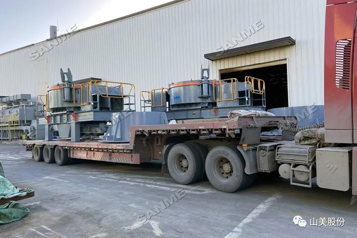 年前发货忙|上海德赢VWIN股份高性能制砂设备发往江苏盐城