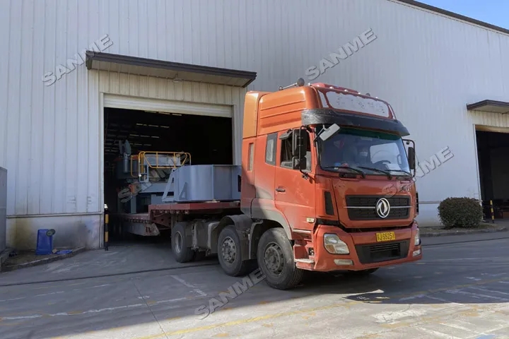 年前发货忙|上海德赢VWIN股份高性能制砂设备发往江苏盐城