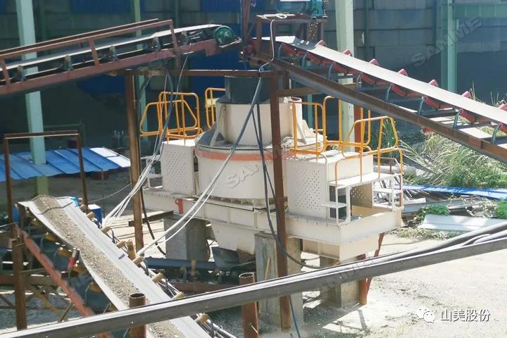 上海德赢VWIN股份高性能制砂机助力华润水泥(贵港)年产240万吨机制砂项目