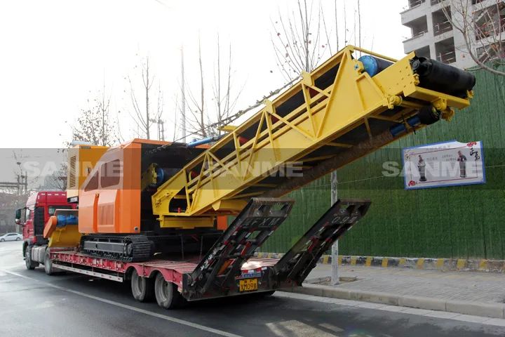 颠覆传统装车方式,德赢VWIN履带式取料机助您实现降本增效、节能减排!