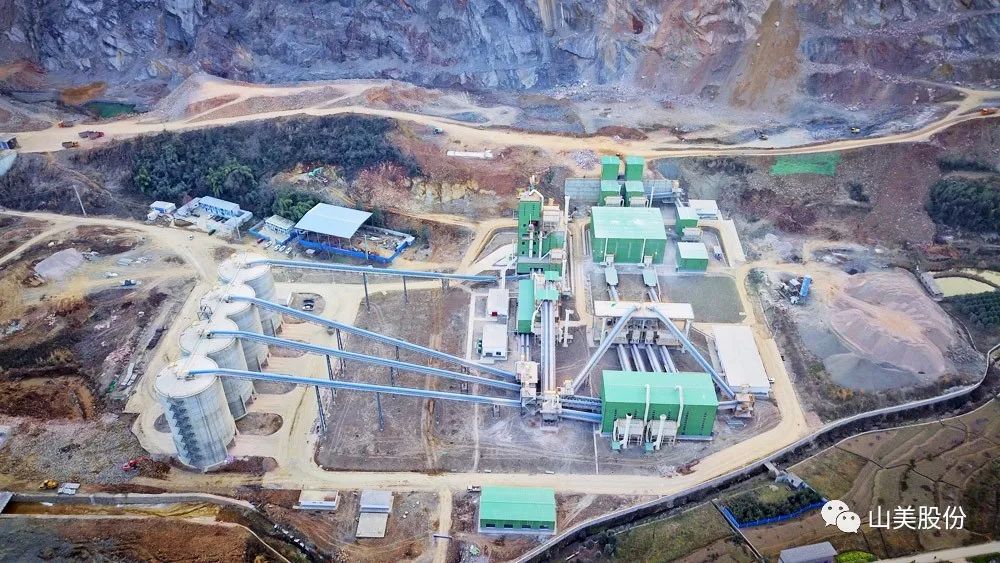 砂石同出|上海德赢VWIN股份承建的武平华润楼站式机制砂生产项目进展顺利