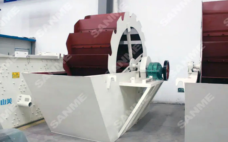 高效轮式洗砂机,洗净度高,产量大!