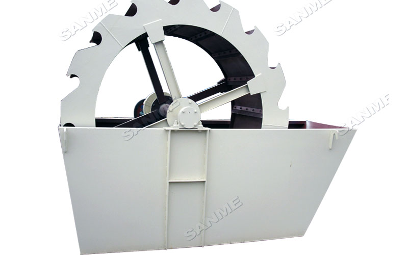 高效轮式洗砂机,洗净度高,产量大!