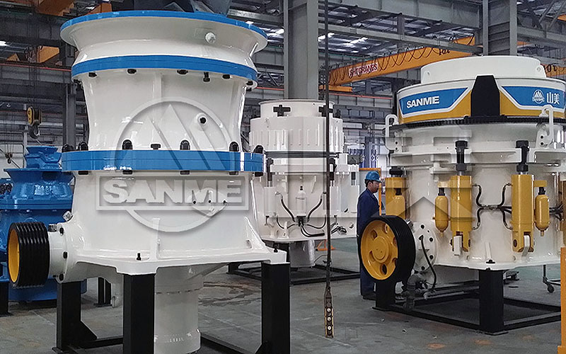 德赢VWIN年产1000万吨大型高性能液压圆锥破碎机辅助骨料生产线!!