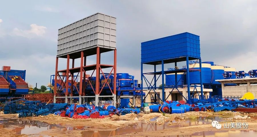 金秋九月发货忙|上海德赢VWIN股份高性能装备助力多个国内外骨料项目