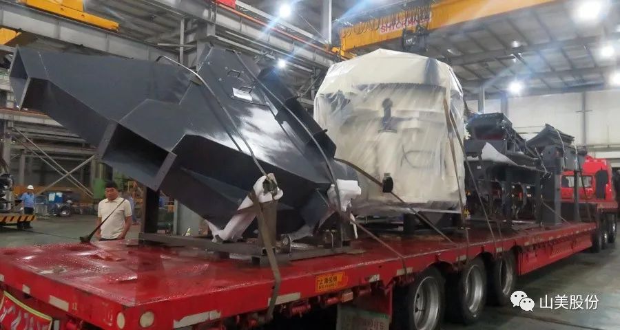 金秋九月发货忙|上海德赢VWIN股份高性能装备助力多个国内外骨料项目