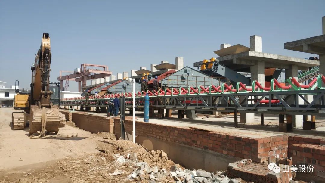 项目|湖南长沙金霞绿色环保建材产业园机制砂生产项目建设进展顺利