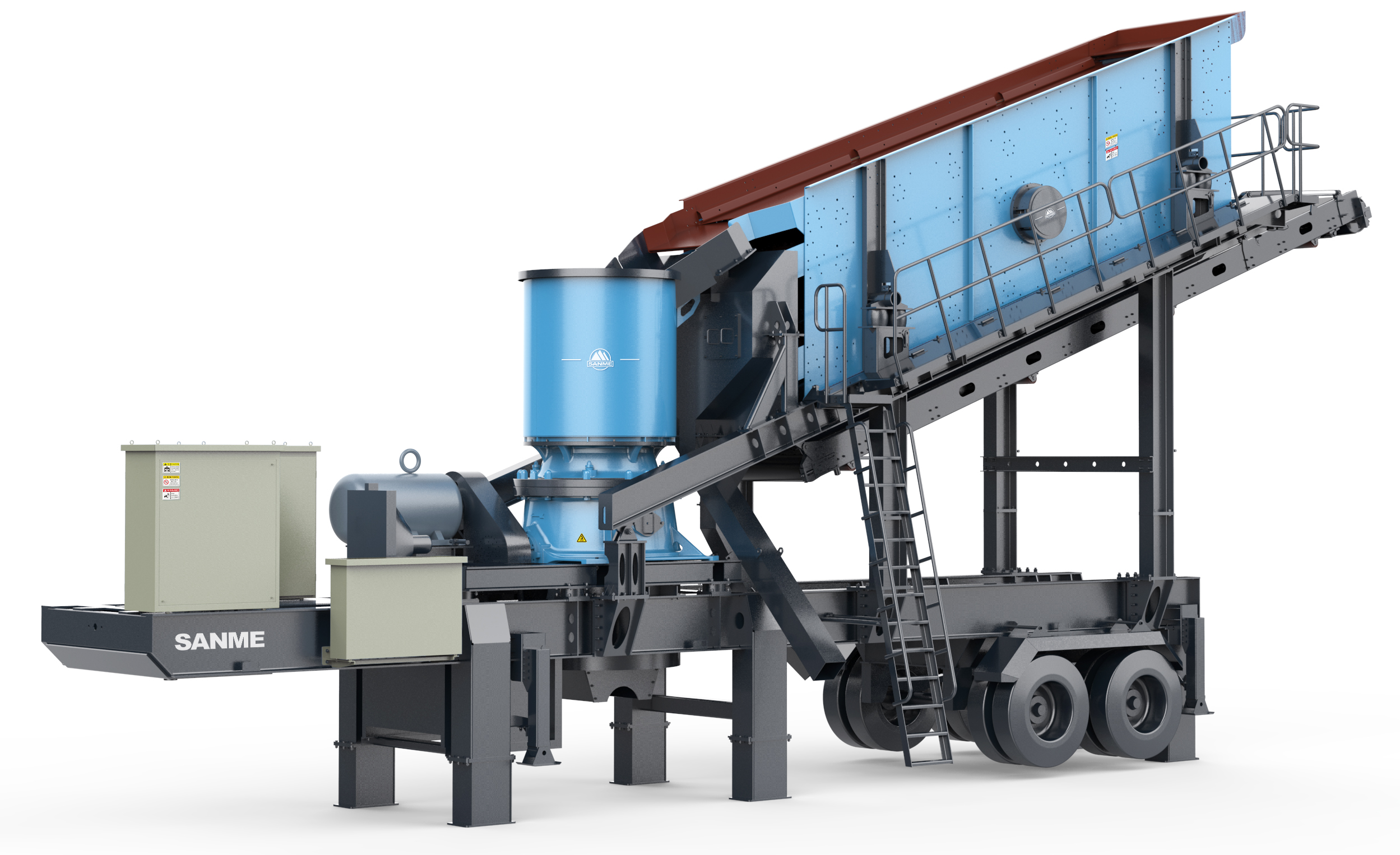 两大移动破碎站:轮胎式vs履带式,5方面对比让你看清差别!