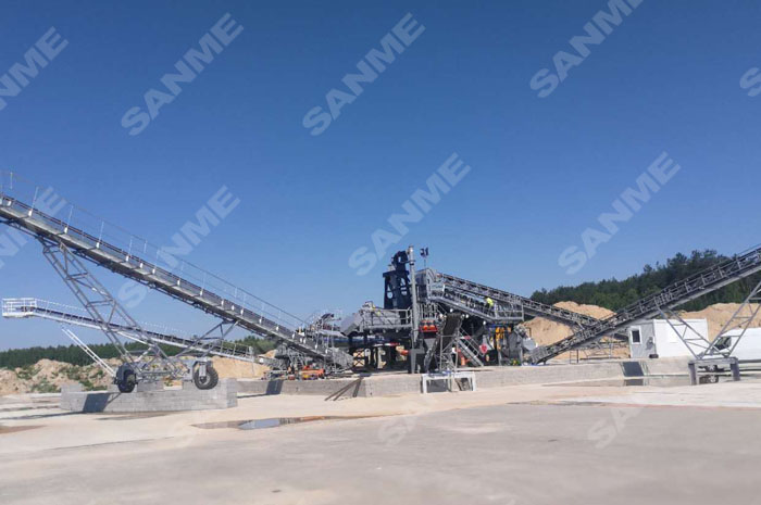 鹅卵石破碎生产线 鹅卵石破碎生产线