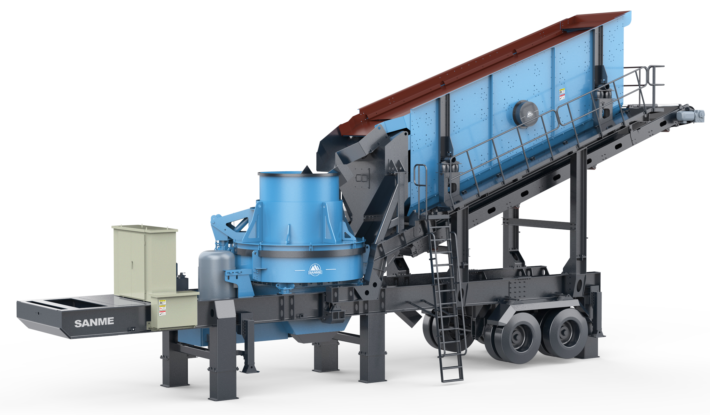 轮胎式移动破碎站多少钱一套?