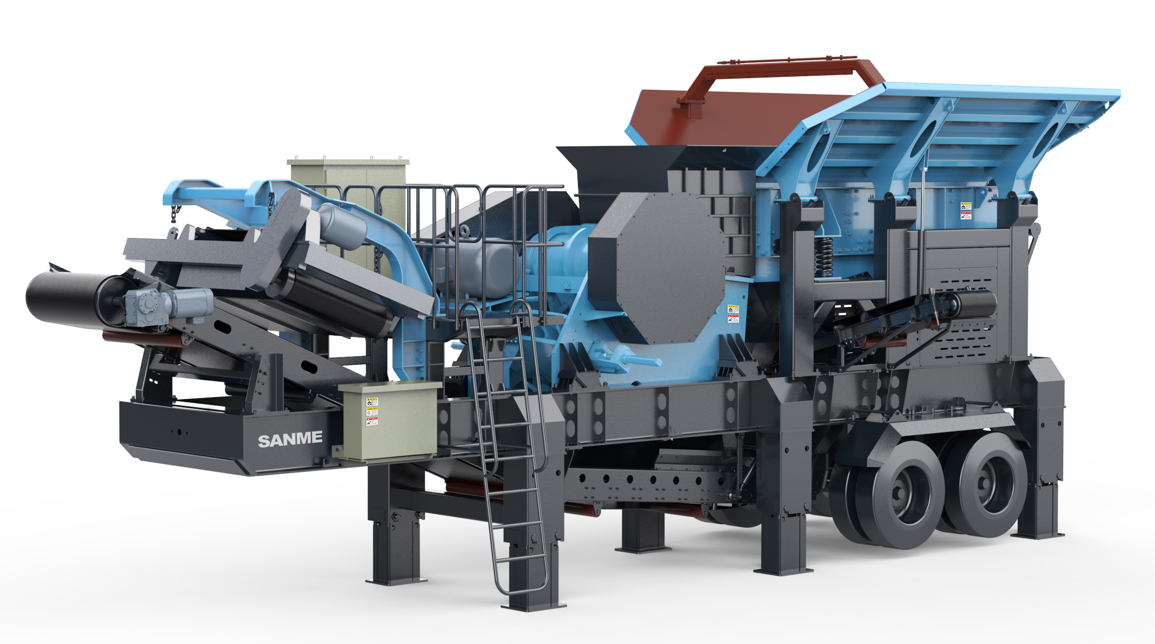 轮胎式移动破碎站多少钱一套?