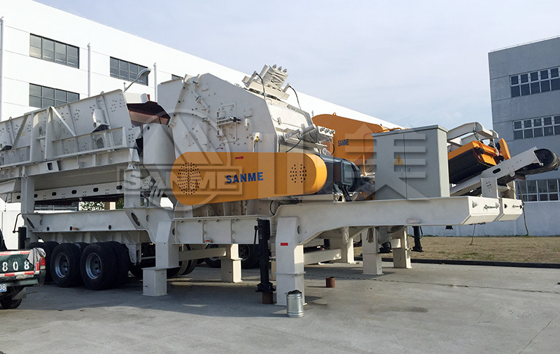 破碎鹅卵石为什么选择用移动破碎机?