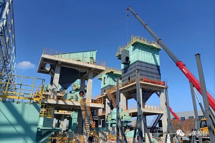 制砂楼再添新业绩|海螺水泥安徽合肥年产60万吨楼站式机制砂生产项目进展顺利