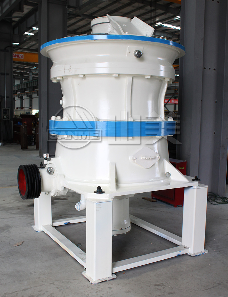 多缸圆锥破碎机破碎鹅卵石有什么优点?