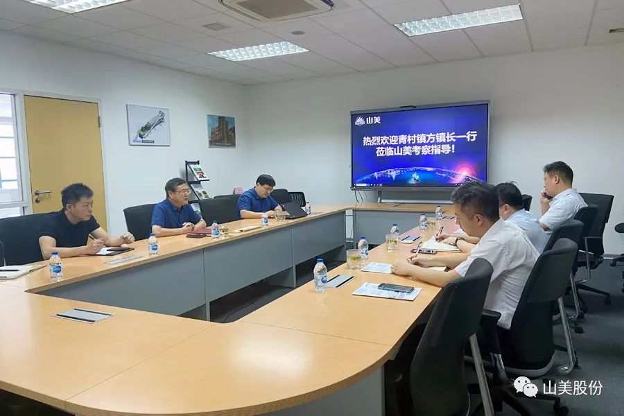 上海市奉贤区青村镇党委副书记、镇长方伟一行莅临上海德赢VWIN股份考察调研