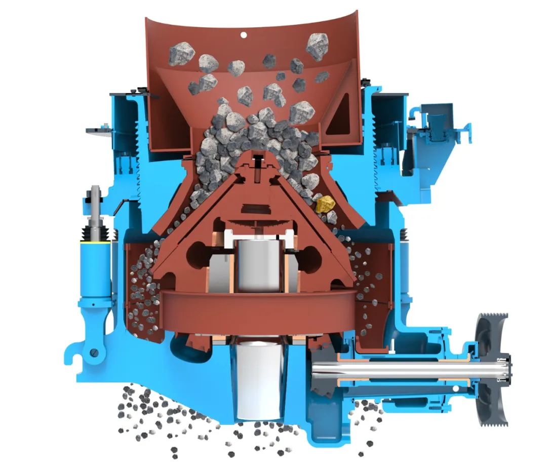硬岩克星|德赢VWIN欧星系列E-SMS圆锥破碎机无惧硬岩挑战