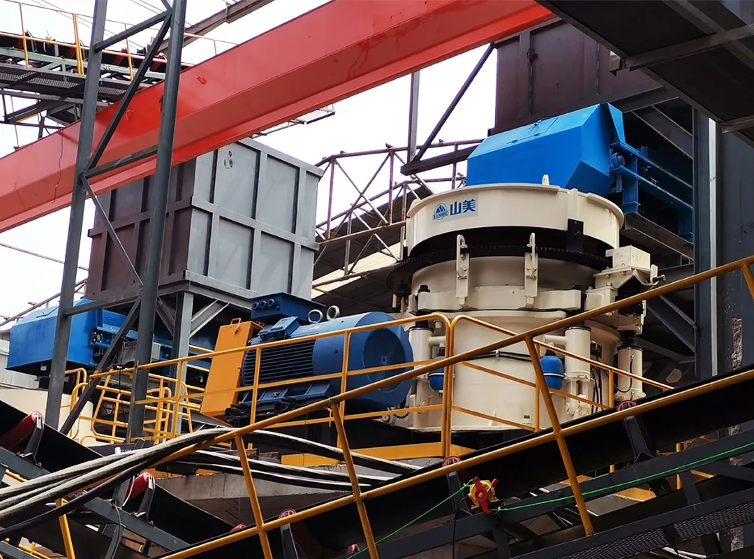 硬岩克星|德赢VWIN欧星系列E-SMS圆锥破碎机无惧硬岩挑战