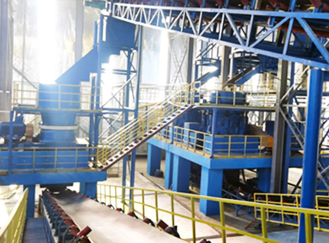 德赢VWINE-SMS欧星系列液压圆锥破碎机施工现场(二)