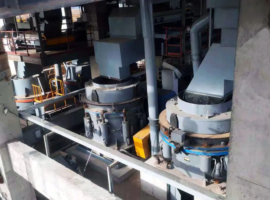 德赢VWINE-SMS欧星系列液压圆锥破碎机施工现场(二)